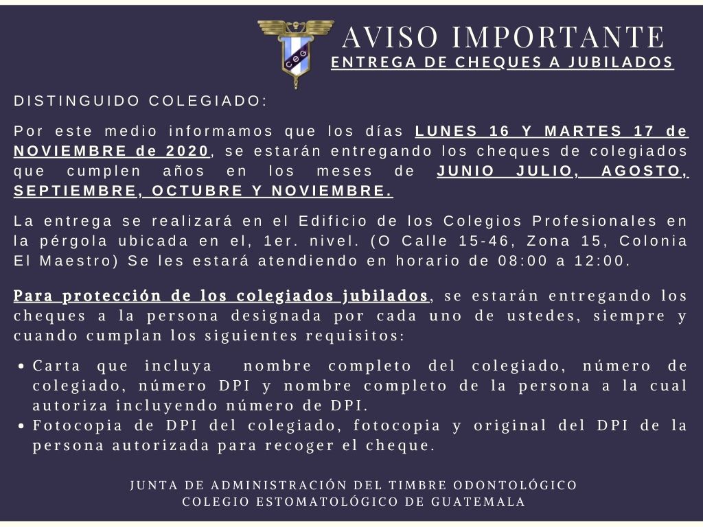 Entrega de Cheques a Jubilados