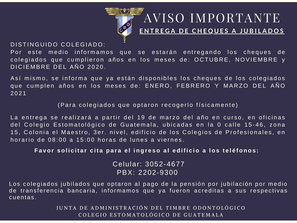 Entrega de Cheques a Jubilados