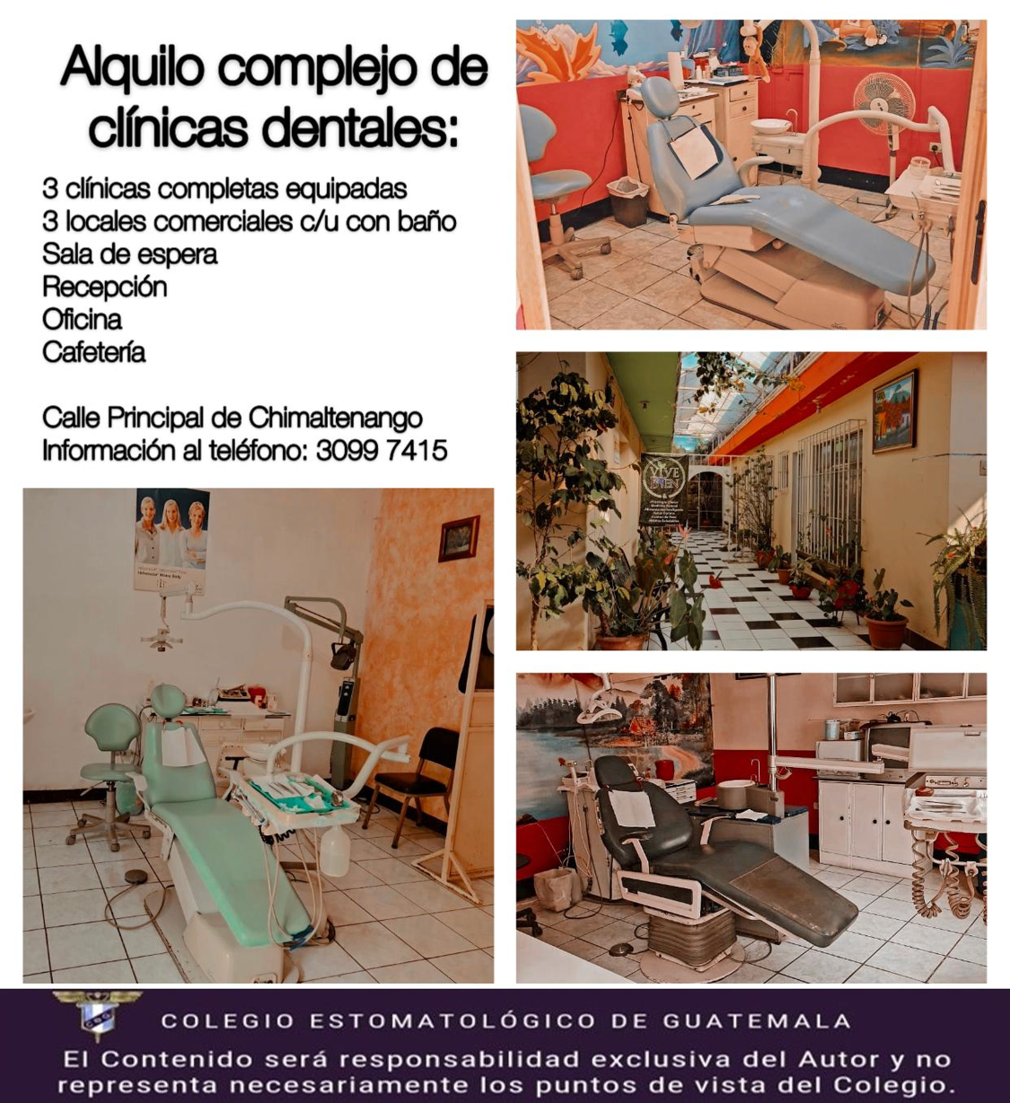 Alquiler de complejo de clínicas dentales