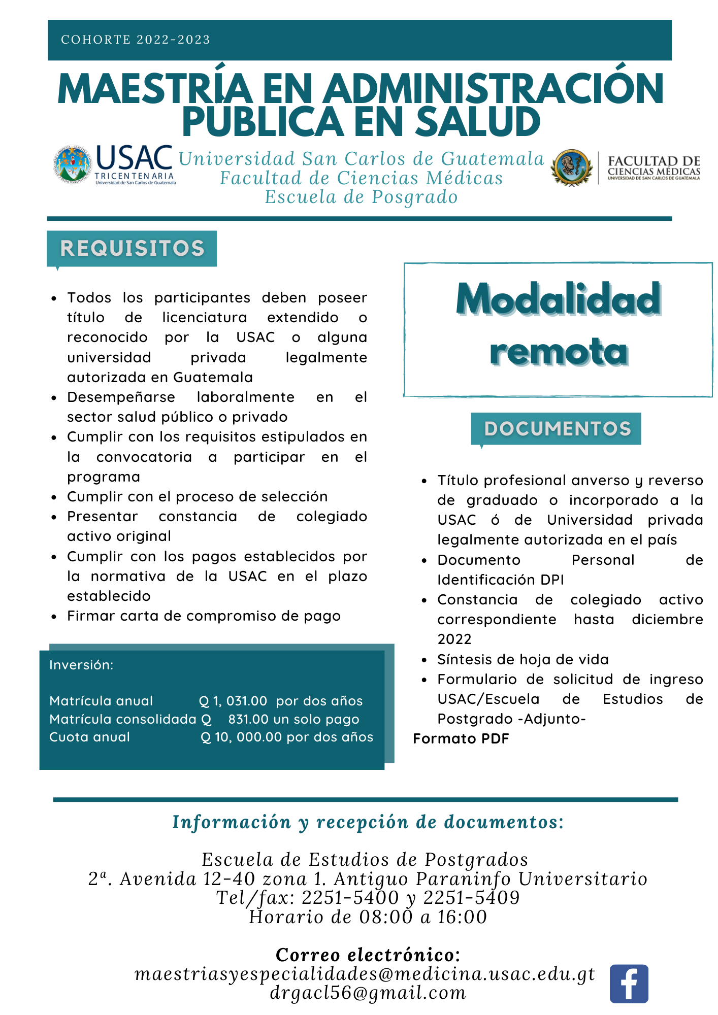Maestría en Administración Pública en Salud