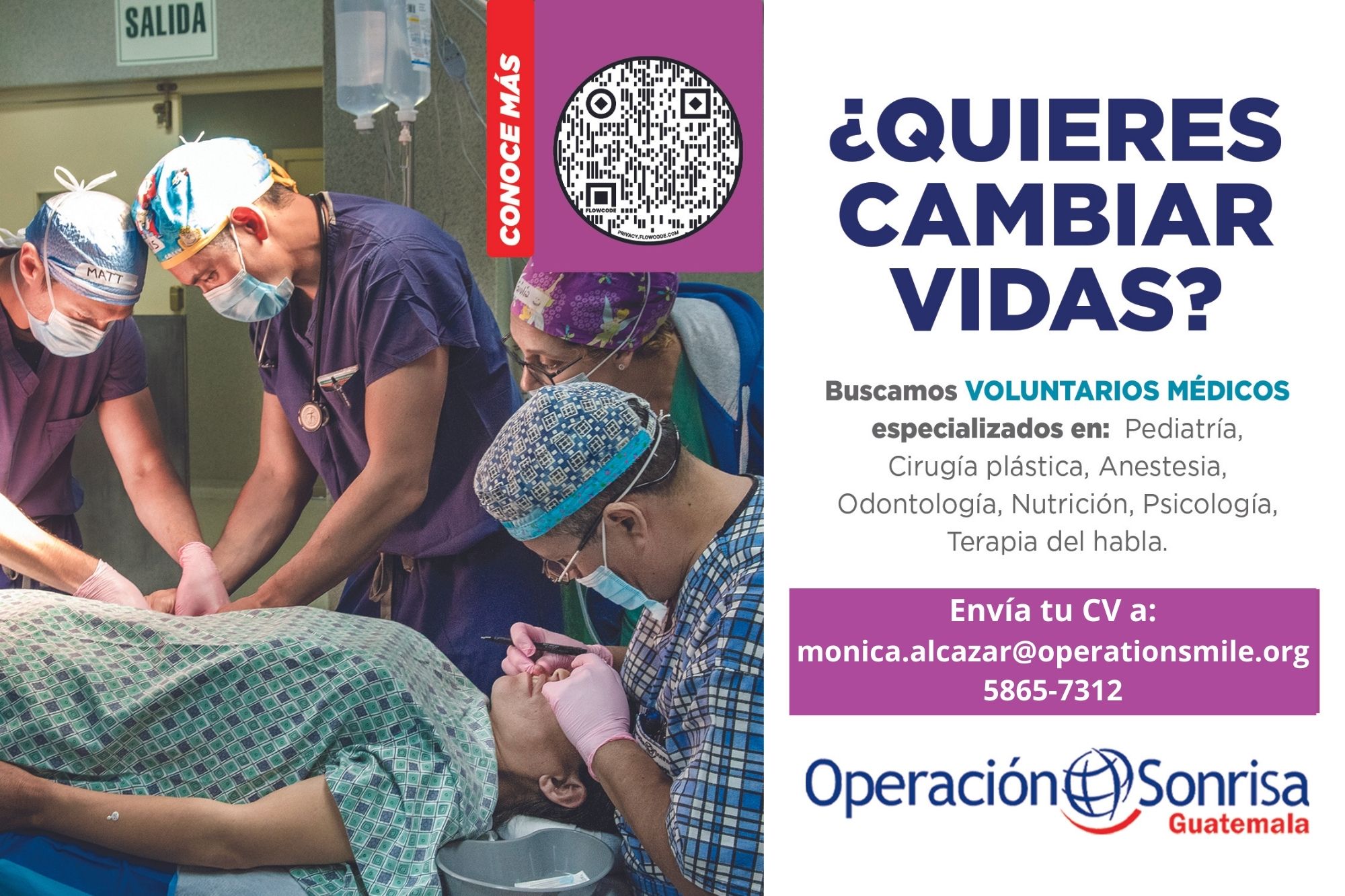 Operación Sonrisa Guatemala busca Voluntarios