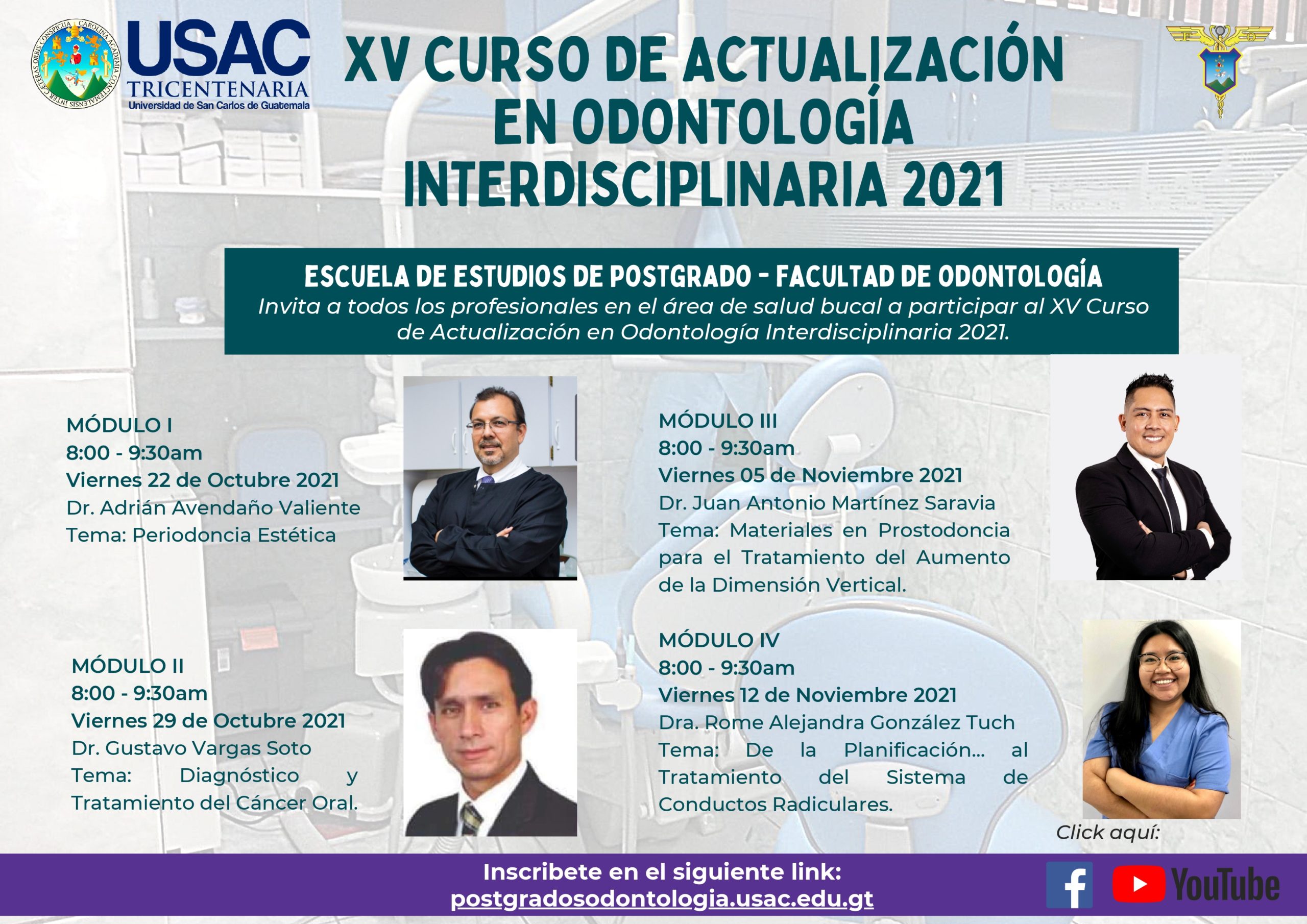 XV Curso de Actualización en Odontología Interdisciplinaria 2021