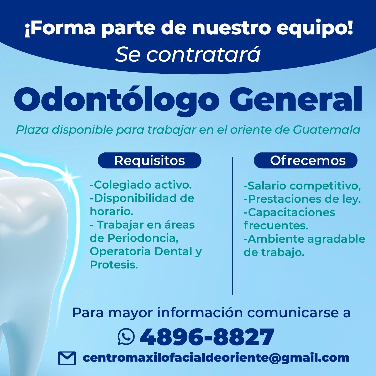 Oportunidad Laboral