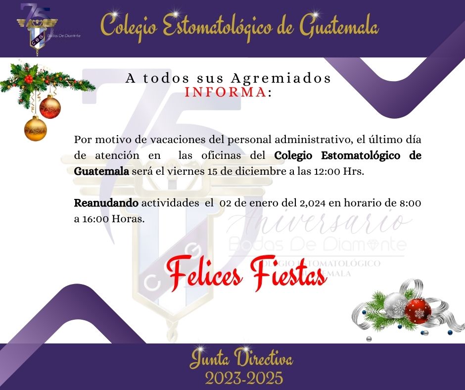 Vacaciones Personal Administrativo 2,023