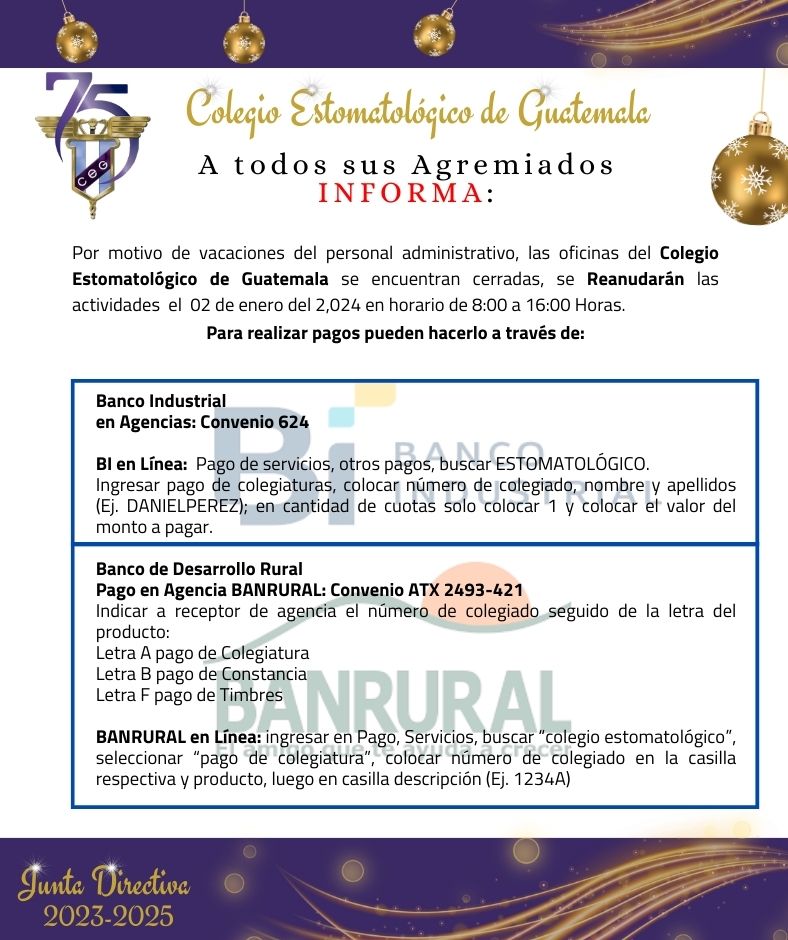 Oficinas Cerradas 2023