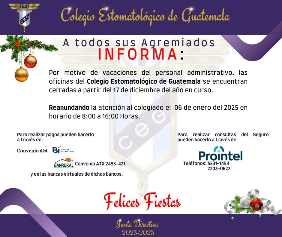 Vacaciones personal administrativo